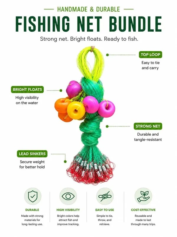 Ahmedfishingnet_Star_Fishing_Net_6_finger_100mm_Mesh_Size_(100mm_Ball_Net)_Fishing_Net_(Multicolor)