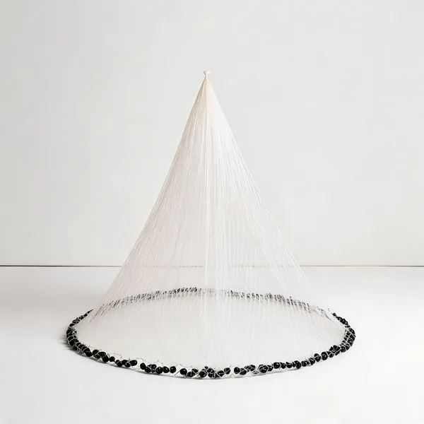 Ahmedfishnet_1No._14Mm_Mesh_Size,_Round-36Feet,_Weight-2.5Kg,_Height-9Feet_(White)_Fishing_Net_(White)