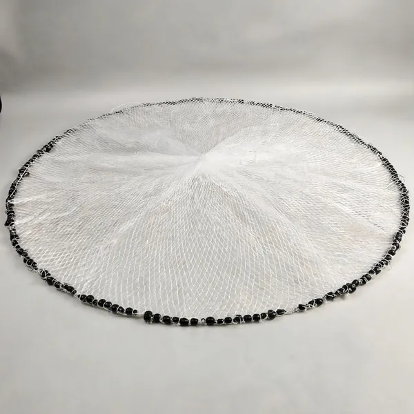 Ahmedfishnet_1No._14Mm_Mesh_Size,_Round-36Feet,_Weight-2.5Kg,_Height-9Feet_(White)_Fishing_Net_(White)