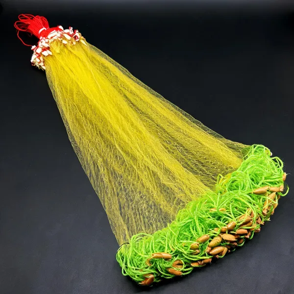 Ahmedfishnet_20Mm_Half_Finger_Gillnet_Mud_Sinker(_Yellow_Kathi_Jaal_Malai_Suto)_Fishing_Net_(Multicolor)