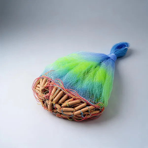 Ahmedfishnet_0.75_Finger_22Mm_Fishing_Gillnet_-_3.2Ft_X_50-60Ft_Net_With_Clay_Sinkers_Fishing_Net_(Multicolor)