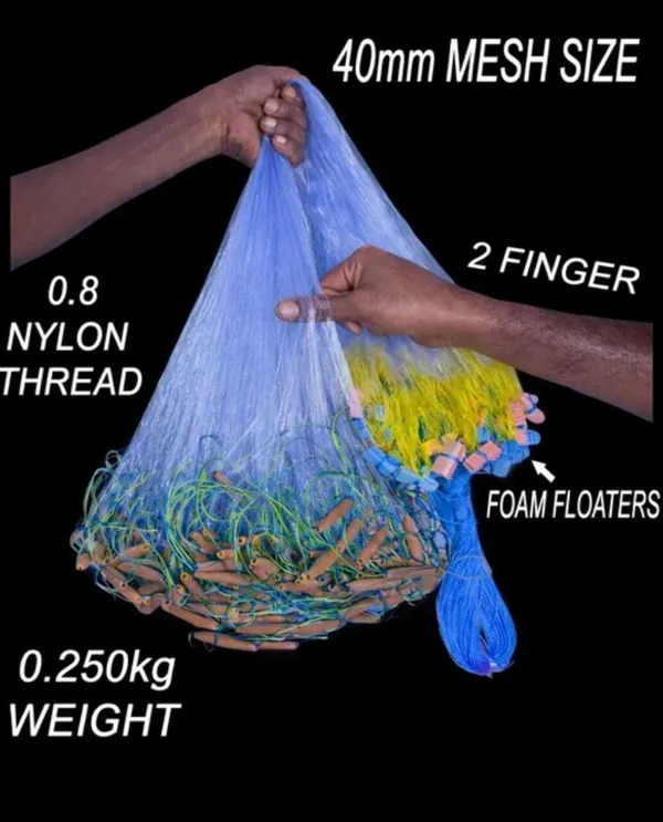 AhmedFishNet_2_finger_40mm_gillnet_Fishing_Net_(Multicolor)