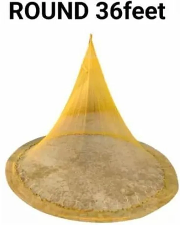 AhmedFishNet_FISHING_CAST_NET_16mm_MESH_SIZE_WEIGHT_2.5KG,_ROUN-36feet,_HEIGHT-9feet_Fishing_Net_(Yellow)