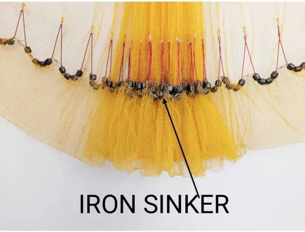AhmedFishNet_FISHING_CAST_NET_16mm_MESH_SIZE_WEIGHT_2.5KG,_ROUN-36feet,_HEIGHT-9feet_Fishing_Net_(Yellow)