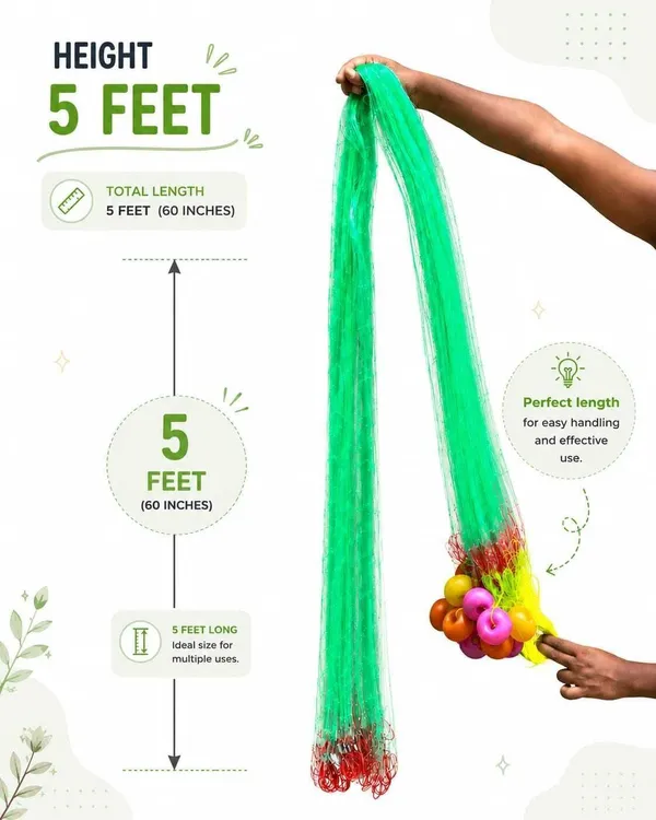 AhmedFishNet_Star_Fishing_Net_6_finger_100mm_Mesh_Size_(100mm_Ball_Net)_Fishing_Net_(Multicolor)