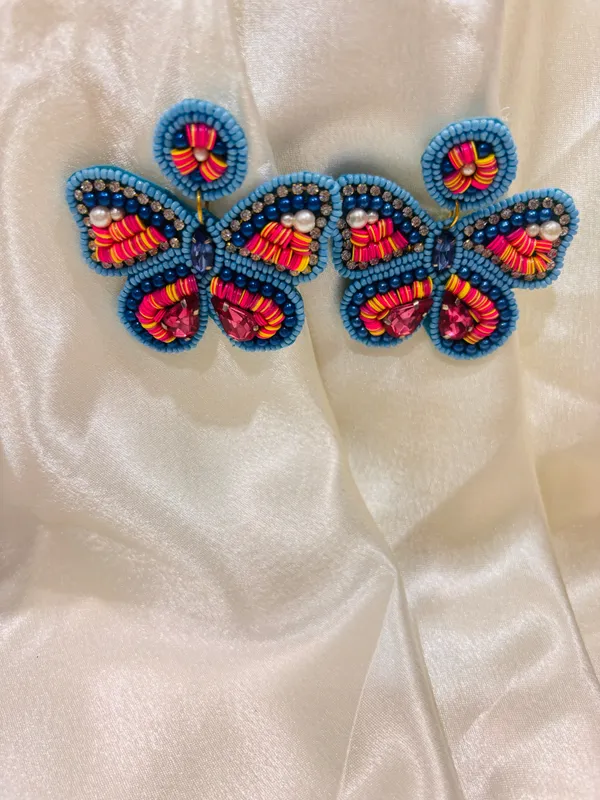 Handmade_Beaded_Earings_Blue