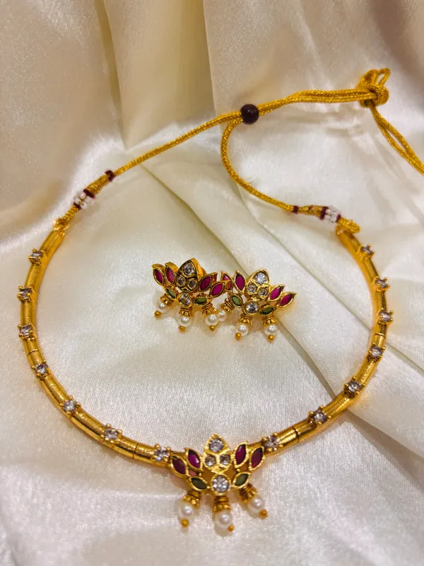 Traditional_Gold_Plated_Necklace_Set_Default_Title
