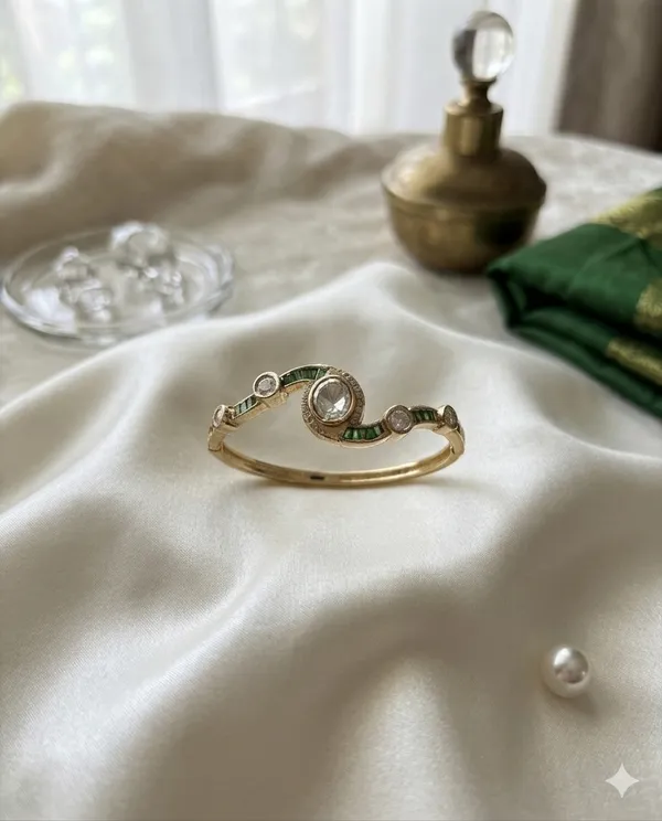 The_Aethelred_Adjustable_Swirl_Kada_Bracelet_White