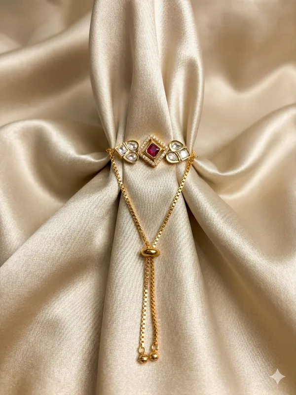 The_Aera_Morni_Slider_Chain_Bracelet_Pink