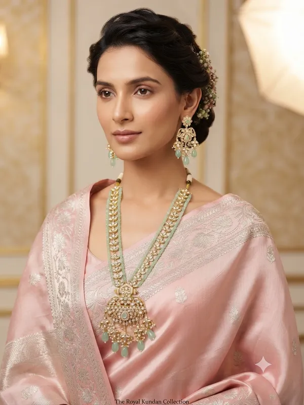 Royal_Mint_Green_Kundan_Long_Necklace_With_Earrings_Mint_Green