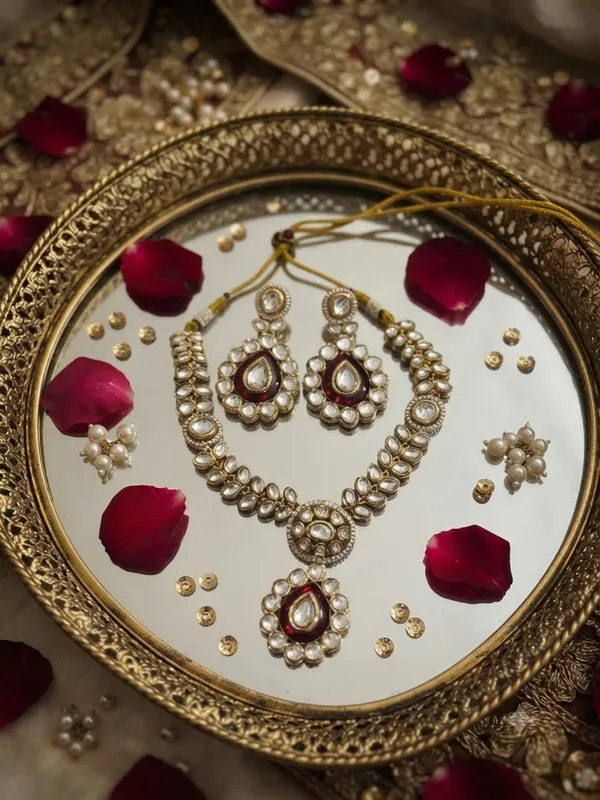 Elegant_Bloom_Kundan_Choker_Set_Red