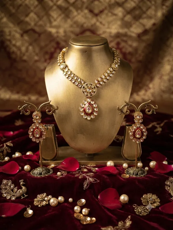 Elegant_Bloom_Kundan_Choker_Set_Green