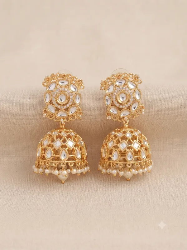 Royal_Jaali_Kundan_Jhumkas_White