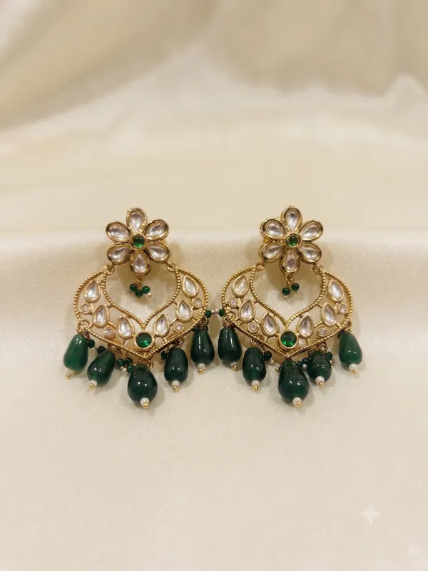 Bloom_Chandbali_Earrings_Green