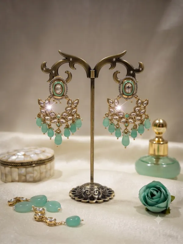 Oasis_Polki_Earrings_White