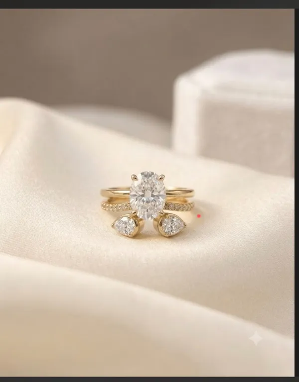Gold_Oval_Solitaire_Stackable_Ring_Set_With_Ruby_Pink_Green_And_White_Stones_White