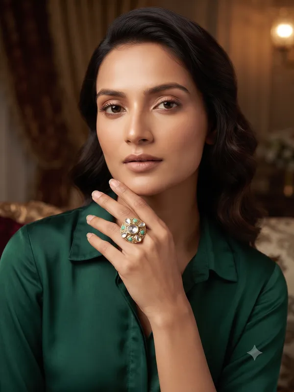 Royal_Bloom_Meena_Cocktail_Adjustable_Ring_Default_Title