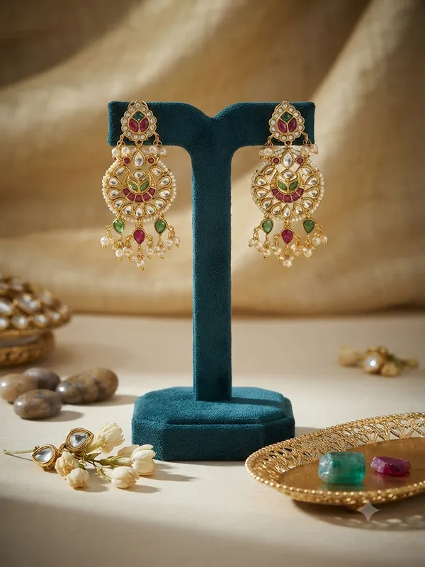 Heritage_Kundan_Chandbali_Earrings_Default_Title