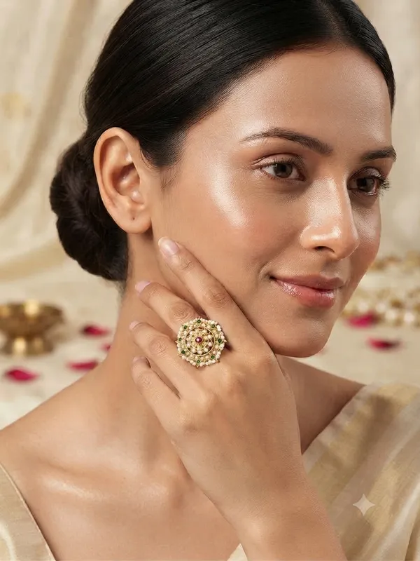 Maharani_Octagonal_Pearl_Statement_Ring_Default_Title