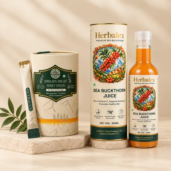 Herbalex_Himalayan_Shilajit_Honey_Sticks_+_Herbalex_Sea_Buckthorn_Juice