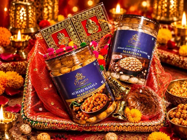 Red_Basket_Makhana_Hamper_with_Lakshmi_Ganesh_and_Decorative_Diyas_–_Diwali_Gift_Hamper