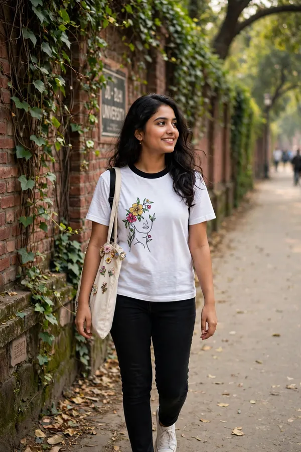 White_Semi_-_Oversized_Fit_Embroidery_T-Shirt_for_Women