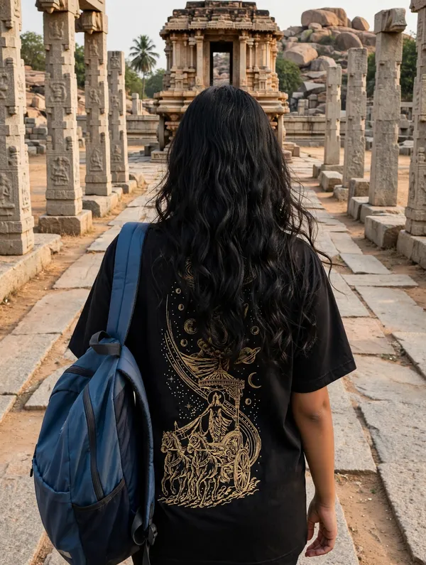 Black_Embroidery_Semi_-_Oversized_T-Shirt_for_Women_and_men