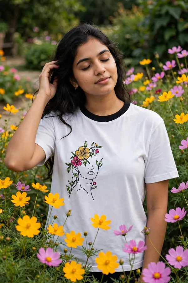 White_Semi_-_Oversized_Fit_Embroidery_T-Shirt_for_Women