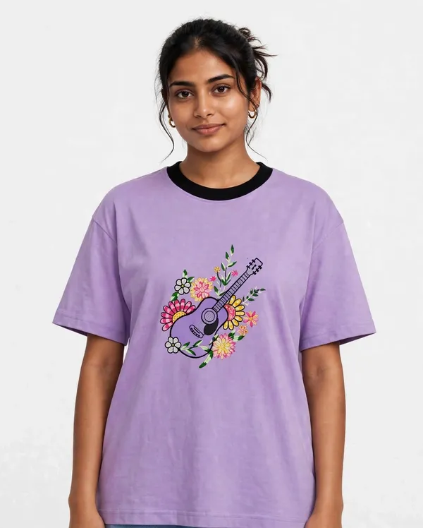 Purple_Embroidery_Semi_-_Oversized_T-Shirt_for_Women