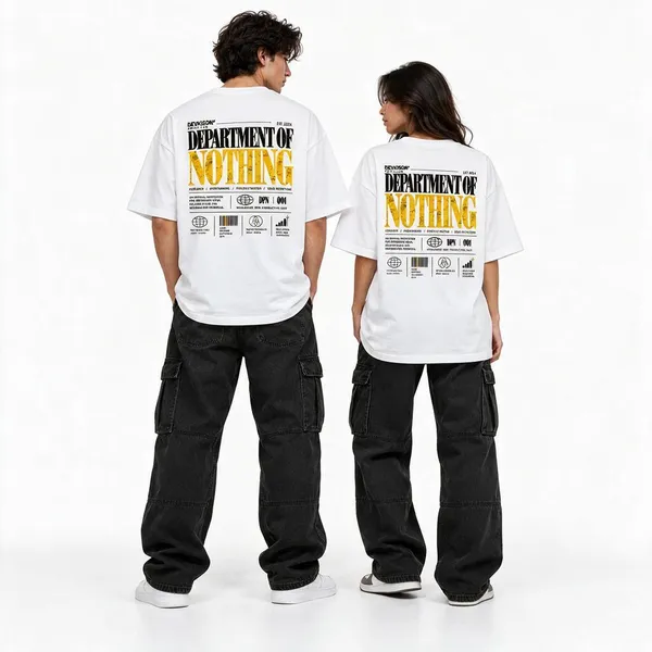 Department_of_Nothing_White_Graphic_Oversized_T-Shirt_|_Devkison