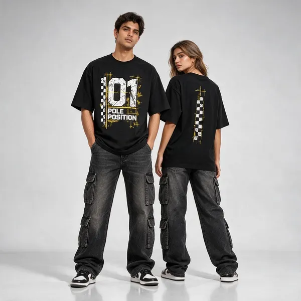 Pole_Station_Black_Graphic_Oversized_T-Shirt_|_Devkison