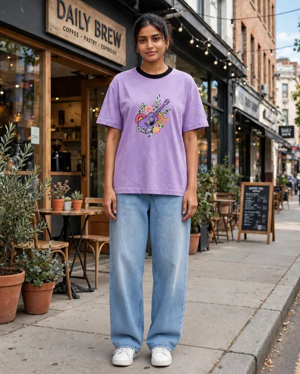 Purple_Embroidery_Semi_-_Oversized_T-Shirt_for_Women