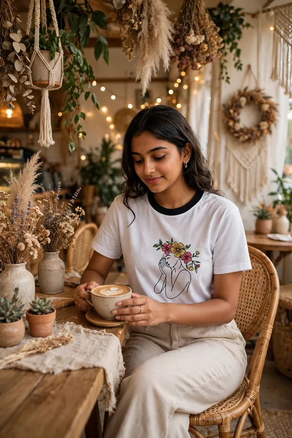 White_Embroidery_Semi_-_Oversized_T-Shirt_for_Women