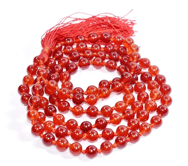 Mm_108_1_109_Beads_Natural_Carnelian_Stone_Mala_Orange