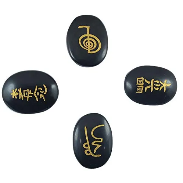 Black_Tourmaline_Reiki_Symbol_Set_Reiki_Symbol_Crystal_Set_Reiki_Symbol_Stone_Reiki_Symbol_Set_4_Pc_For_Reiki_Healing_And_Crystal_Healing_Stones_Color_Black