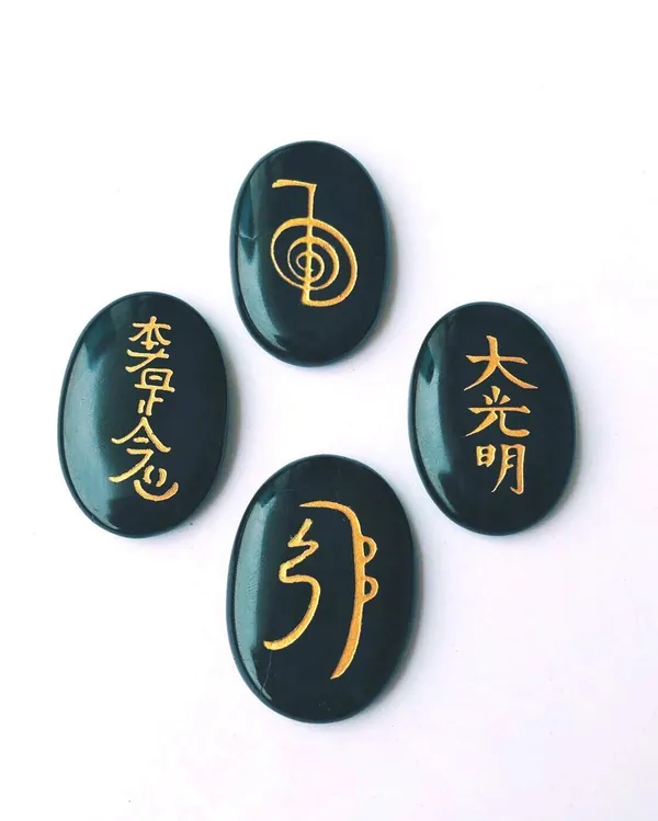 Black_Tourmaline_Reiki_Symbol_Set_Reiki_Symbol_Crystal_Set_Reiki_Symbol_Stone_Reiki_Symbol_Set_4_Pc_For_Reiki_Healing_And_Crystal_Healing_Stones_Color_Black