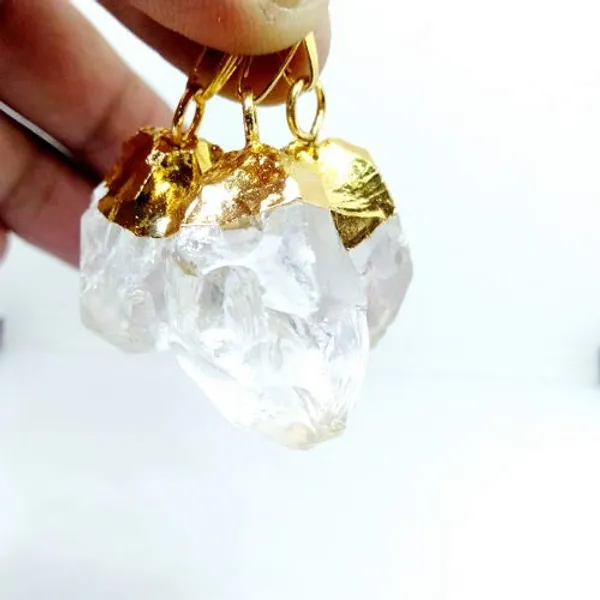 Natural_Herkimer_Diamond_Crystal_Pendant_Certified_43Ct_Herkimer_Diamond_Crystal_Pendant_With_Golden_Chain_Export_Quality_Certified_Herkimer_Diamond