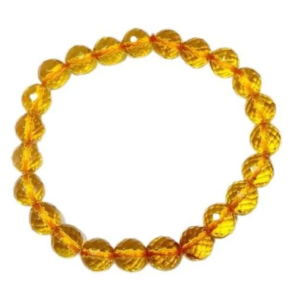 Stone_Citrine_Healing_Bracelet_For_Men_Women_Yellow