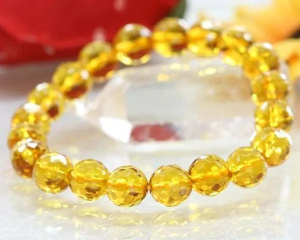Stone_Citrine_Healing_Bracelet_For_Men_Women_Yellow