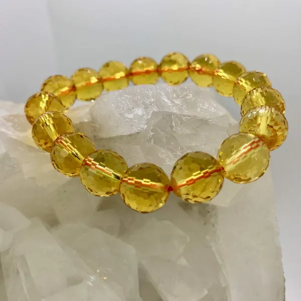 Stone_Citrine_Healing_Bracelet_For_Men_Women_Yellow