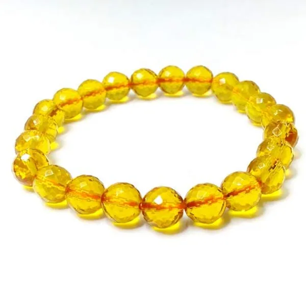 Stone_Citrine_Healing_Bracelet_For_Men_Women_Yellow