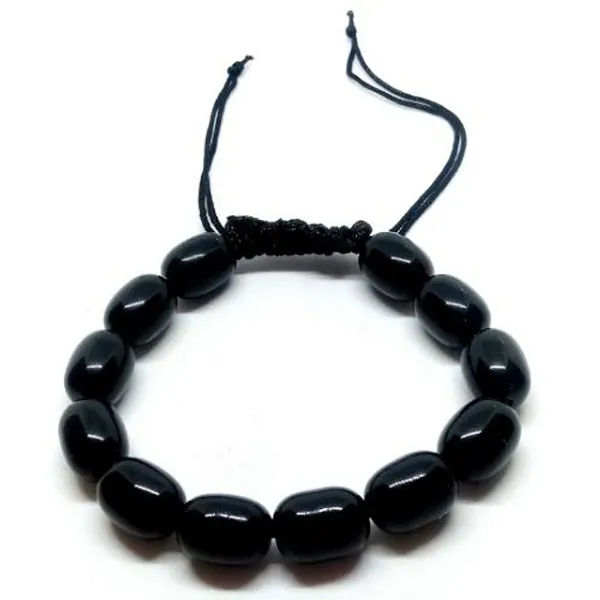 Product_Summary_Vaastu_Pradiep_Natural_Black_Obsidian_Bracelet_Aaa_Unisex_Black_Obsidian_Bracelet_Adjustable_Bracelet_For_Any_Wrist_Size
