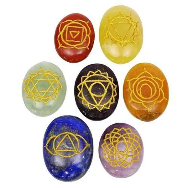 7_Chakra_Symbol_Engraved_Set_Healing_Gemstone_For_Reiki_Healing_Crystal_Healing