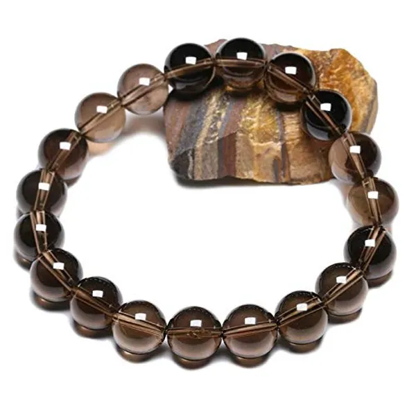 Crystal_Heart_Bracelet_For_Men_Women_Brown