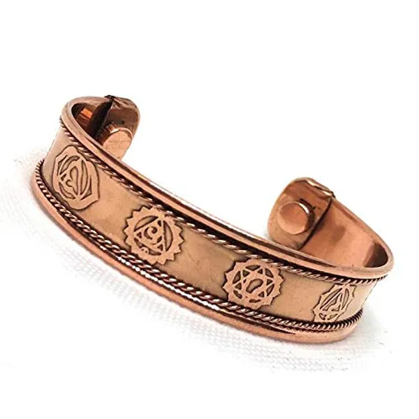 7_Chakra_Magnetic_Copper_Cuff_Bracelet_For_Men_And_Women_Stylish_7_Chakra_Magnetic_Copper_Cuff_Bracelet