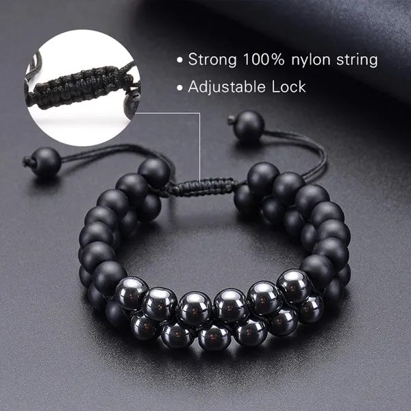 Natural_Certified_Hematite_Shaligram_Crystal_Combination_Bracelet_Hematite_Bracelet_With_Shaligram_Crystal