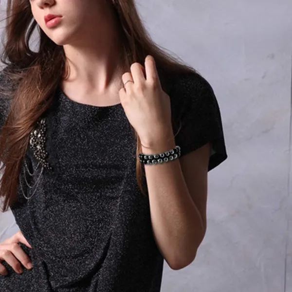 Natural_Certified_Hematite_Shaligram_Crystal_Combination_Bracelet_Hematite_Bracelet_With_Shaligram_Crystal