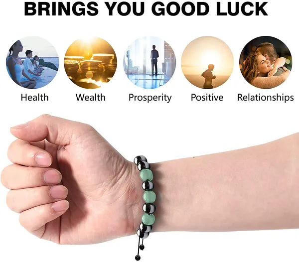 Energized_Certified_Green_Aventurine_Hematite_Combination_Bracelet_Adjustable_Unisex_Bracelet