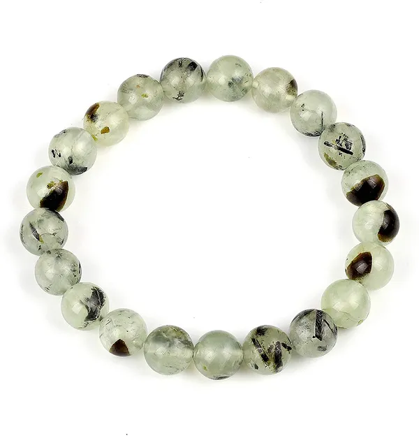 Certified_Prehnite_Bracelet_8Mm_Beads_Size_Adjustable_Unisex_Bracelet