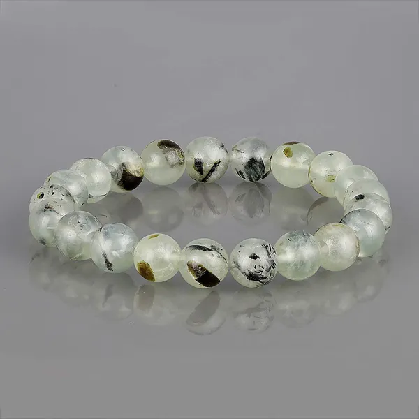 Certified_Prehnite_Bracelet_8Mm_Beads_Size_Adjustable_Unisex_Bracelet